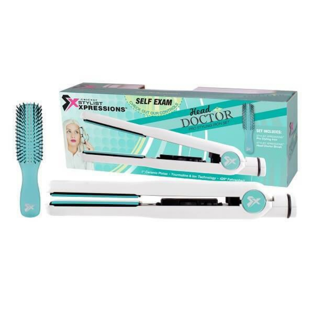 Cricket flat iron and brush nib
